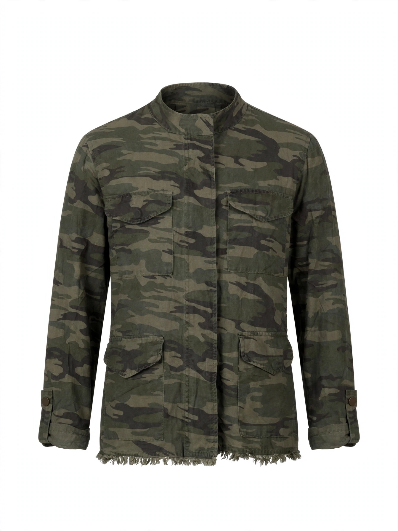 Chamarra estampado militar