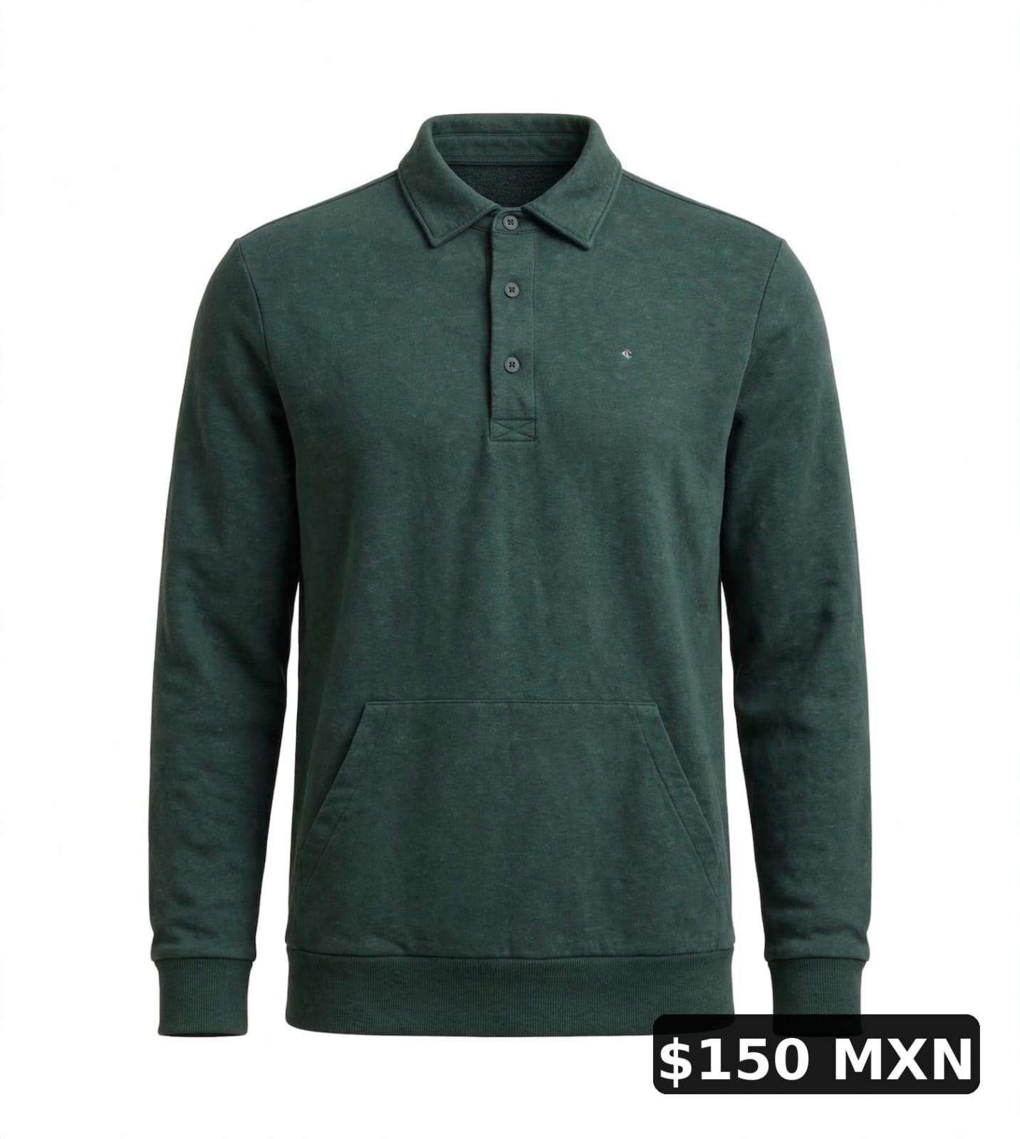 Playera cuello V con botones
