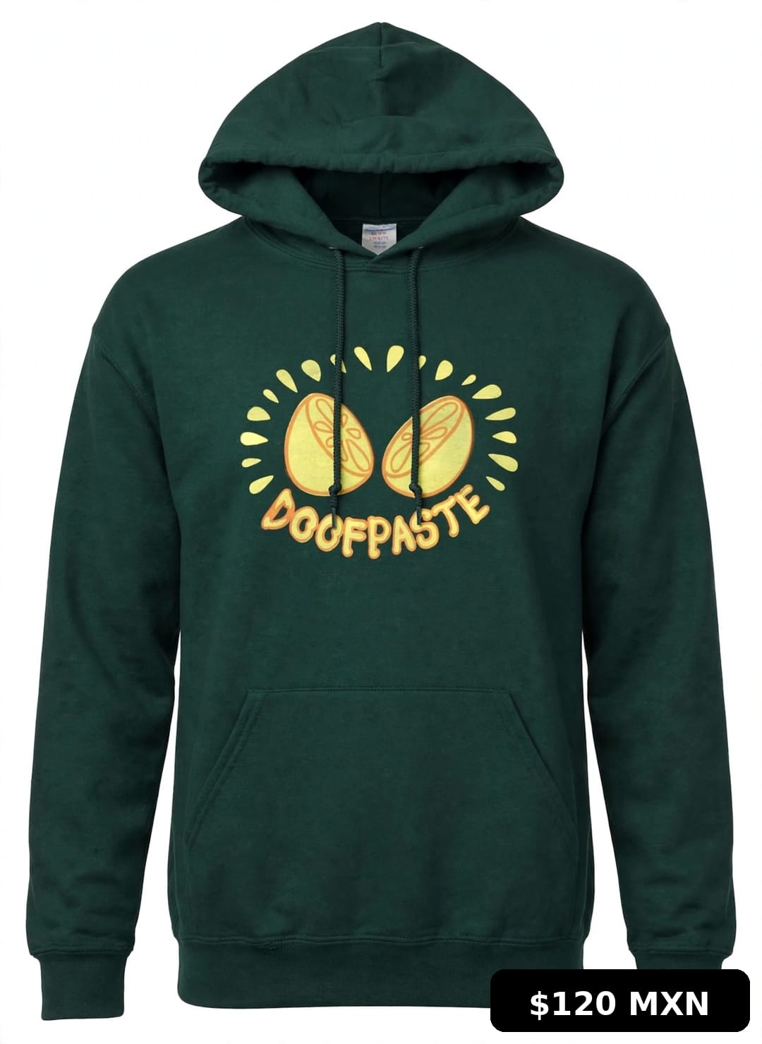 Sudadera con gorra estampada