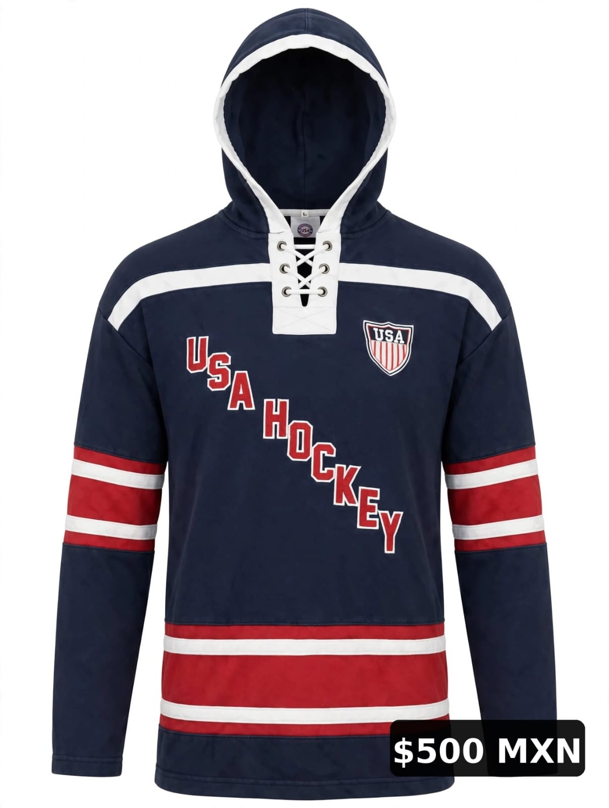 Sudadera Hookey Official con Gorro