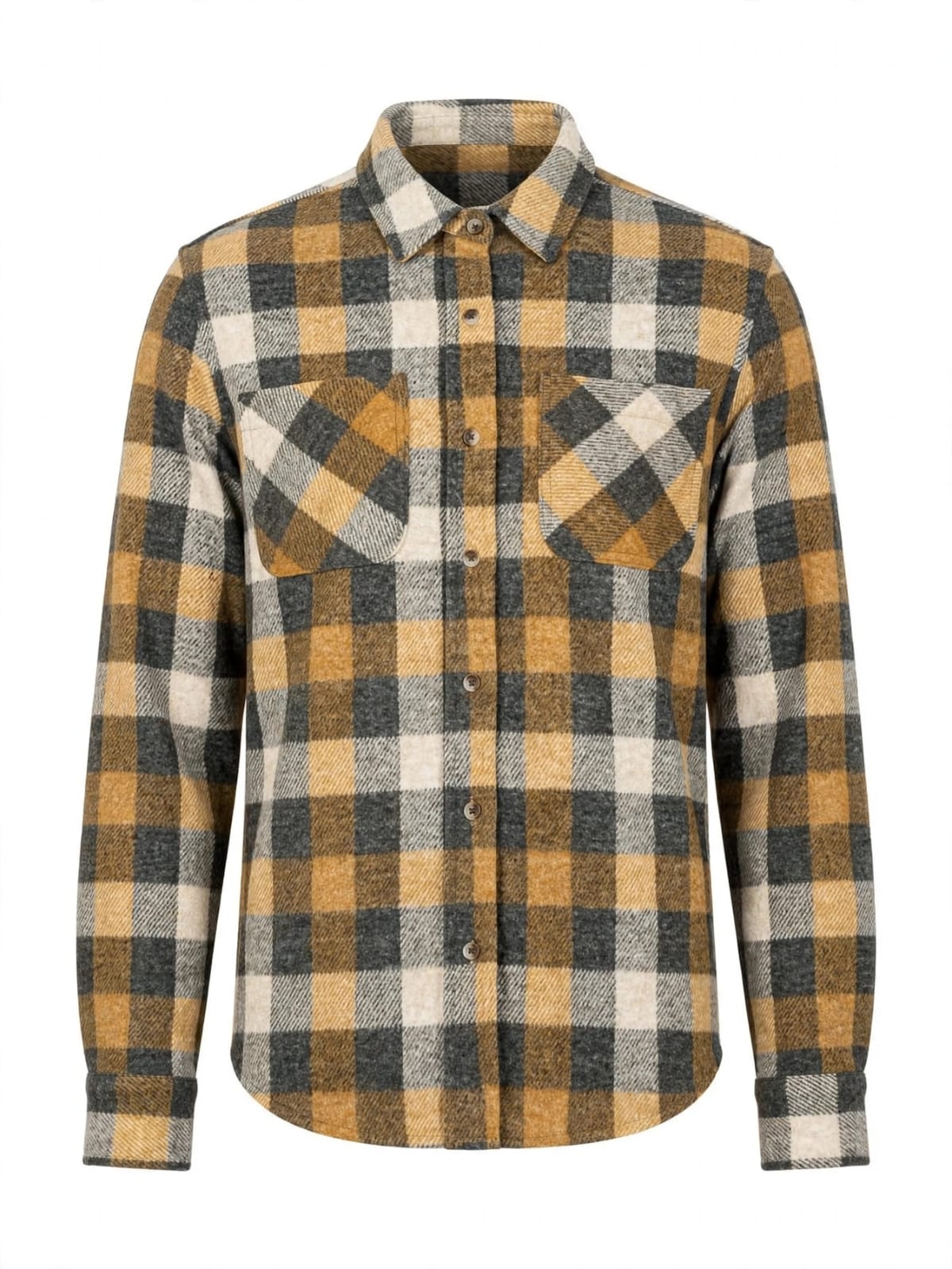 Camisa franela manga larga