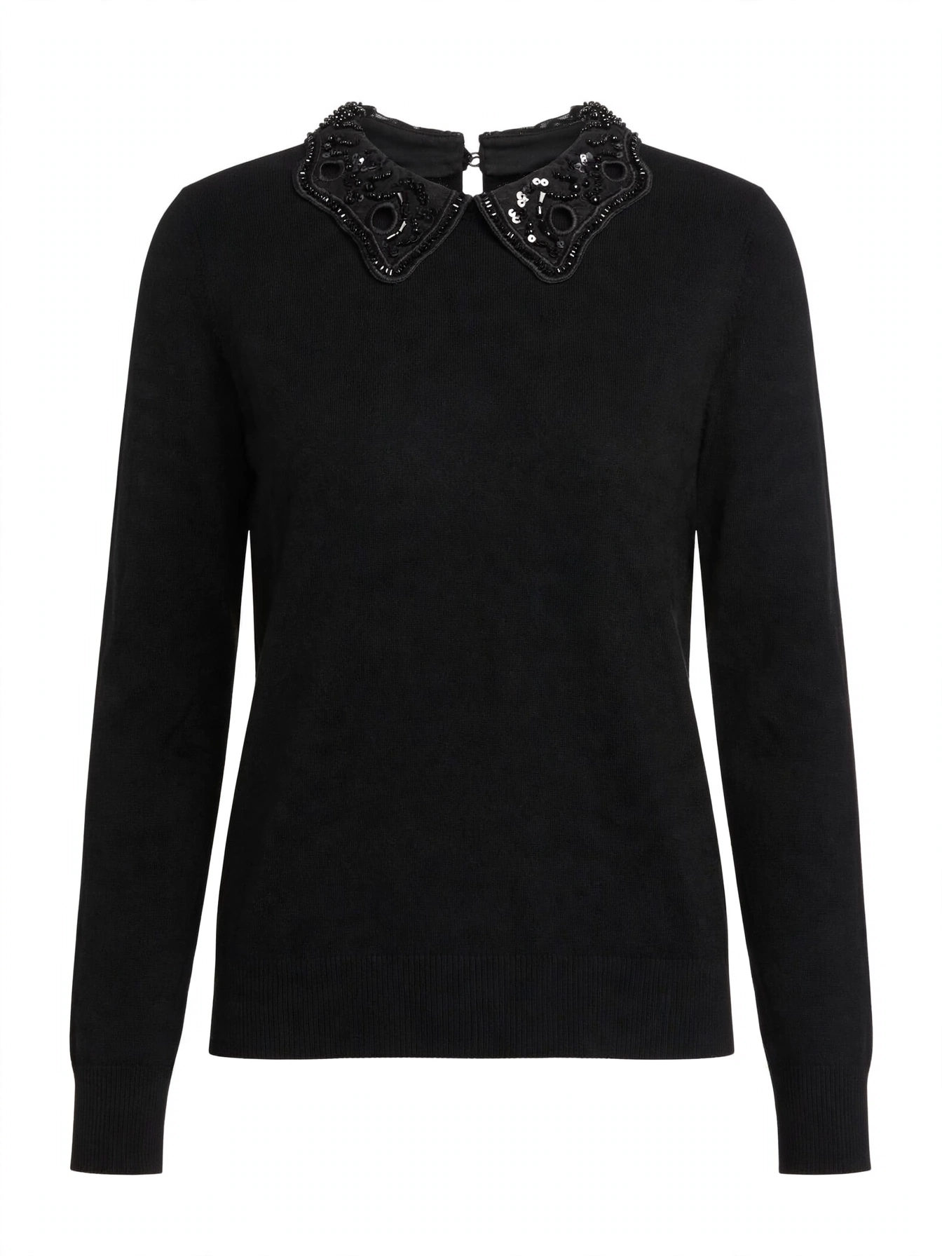 Sueter cuello de pedreria